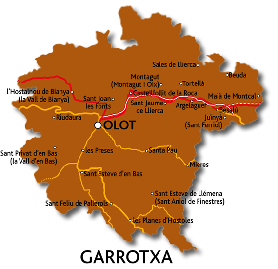 Map de la Garrotxa